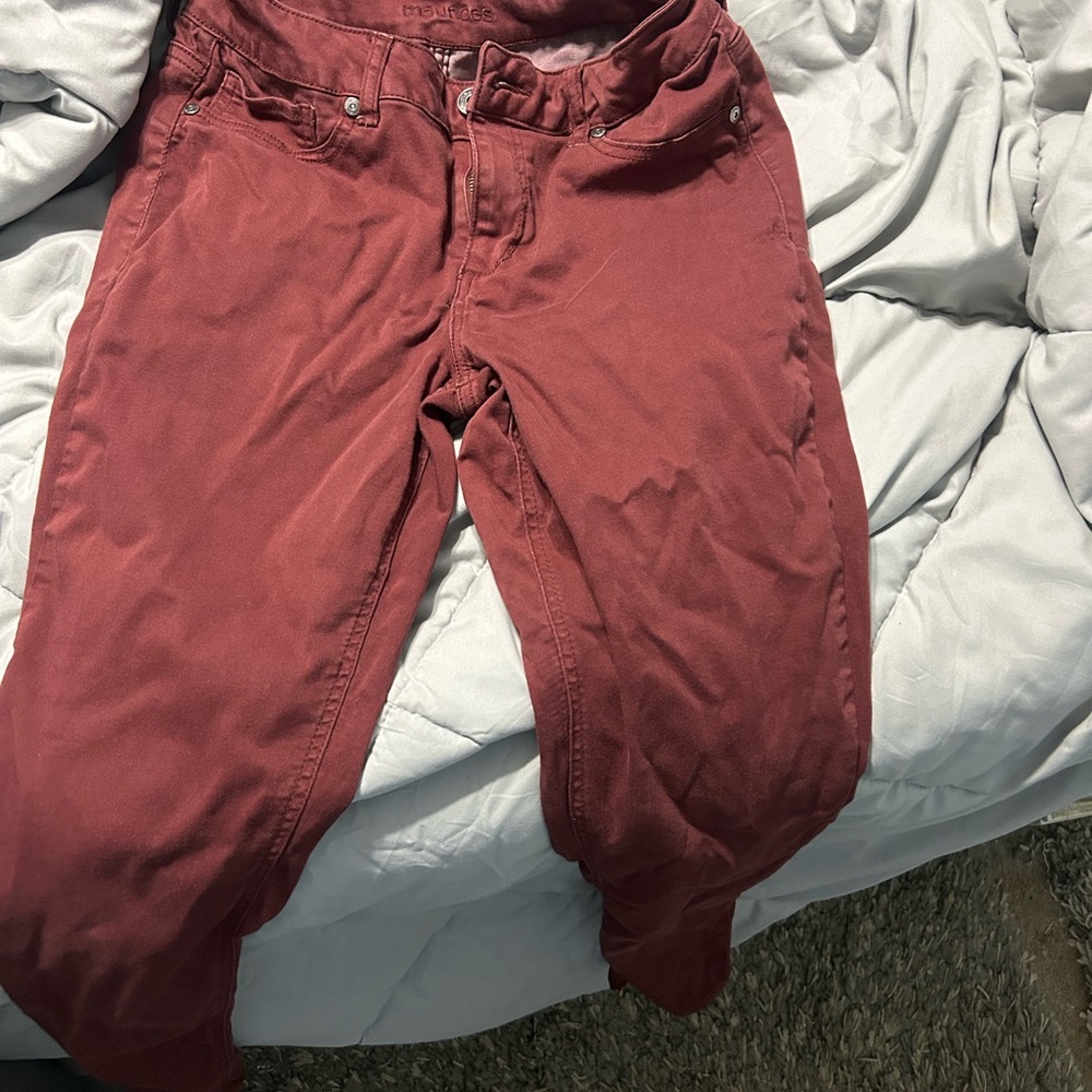 Maroon Pants